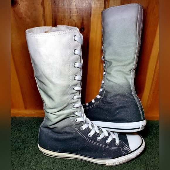 RARE Vintage Converse All Star Chuck Taylor X-HI Calf/Knee high Women 5.5 - Picture 8 of 11